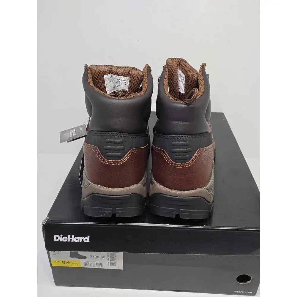 Diehard Men’s Boots Brown Oil Resistant Size 8 1/2 Med 84315 NEW IN BOX